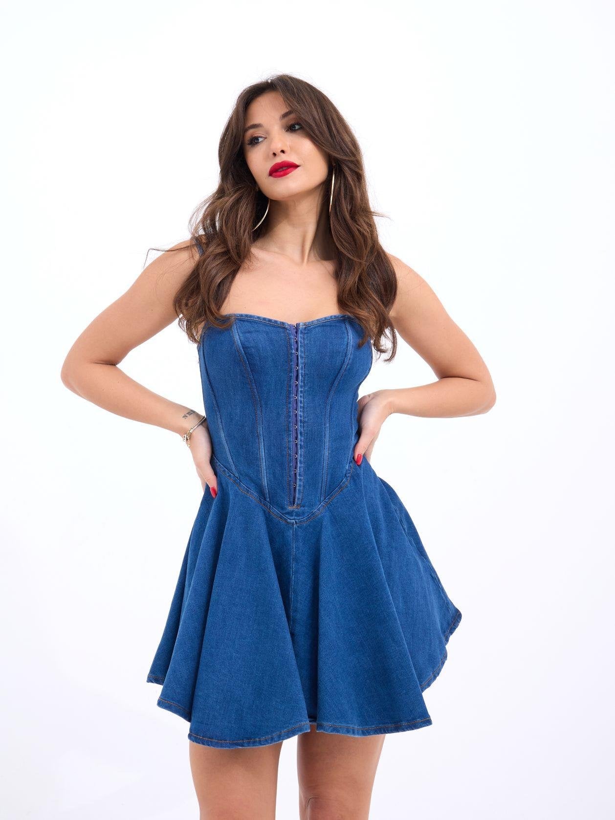 KOT ELBİSE-MAVİ