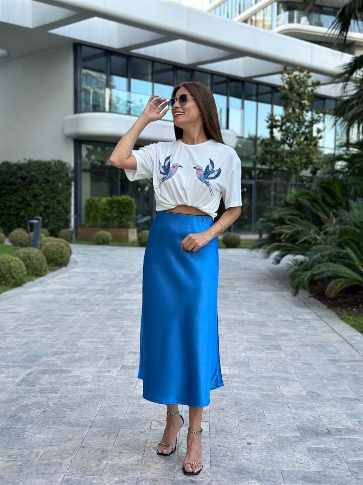 Saten Etek - Saks