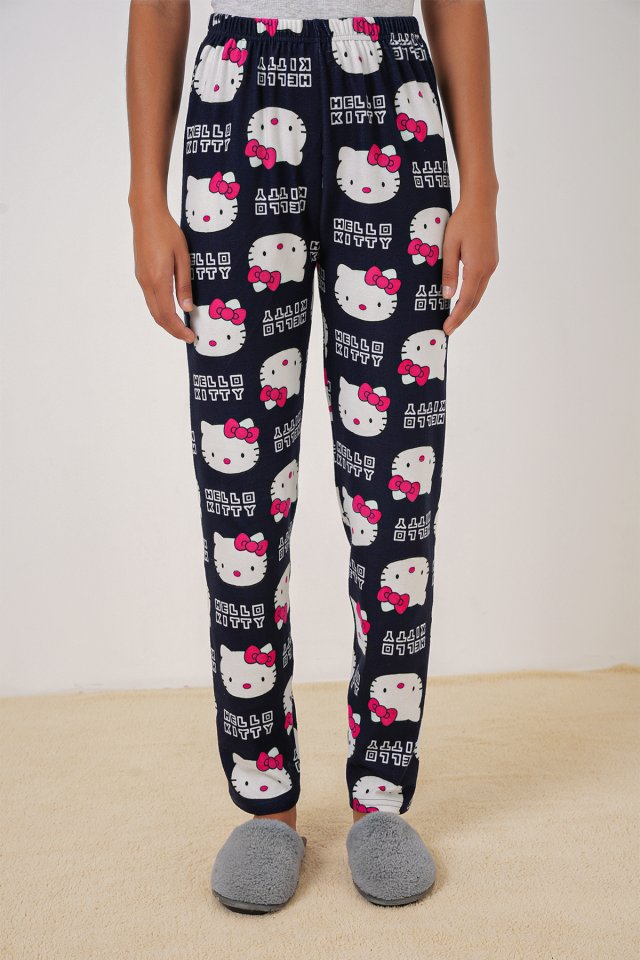 Desenli Pijama Altı - A.Lacivert