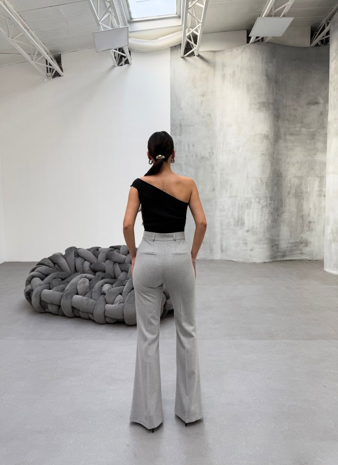 Gr Poly Viscose Full Lycra İspanyol Paça Pantolon